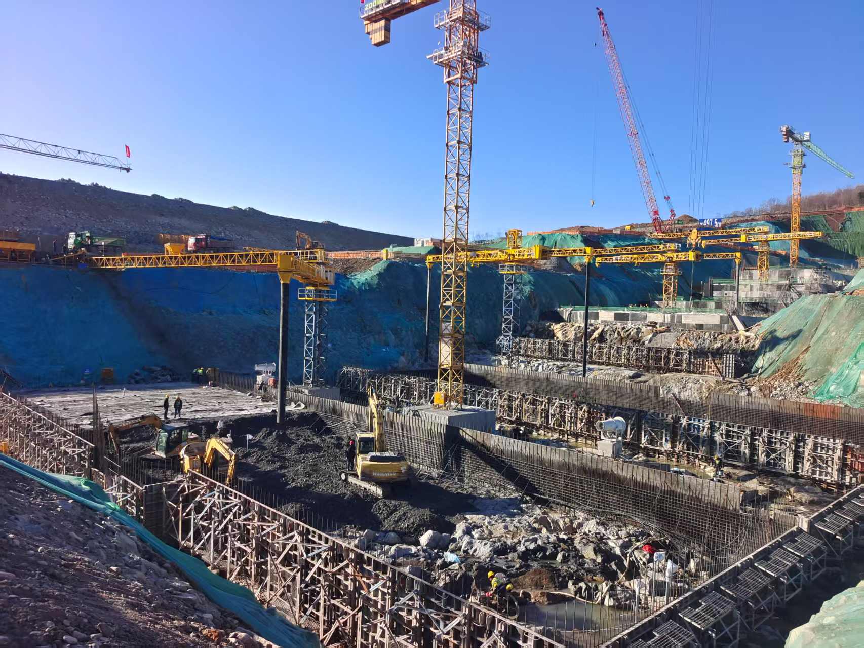 凱博科技皮帶式混凝土澆筑設(shè)備助力林海水庫砼高效澆筑施工